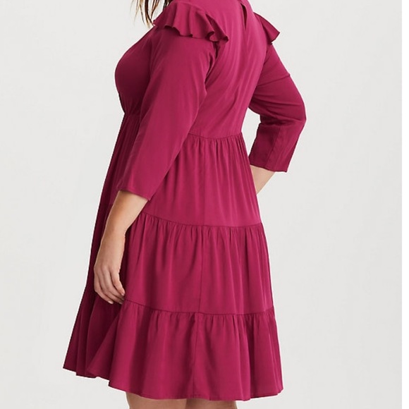 Ruffle tiered peasant boho dress - Picture 3 of 4